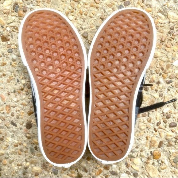Kids Vans Platform Old Skool Plaid Checkered Shoes Size 1.5 - Picture 6 of 8
